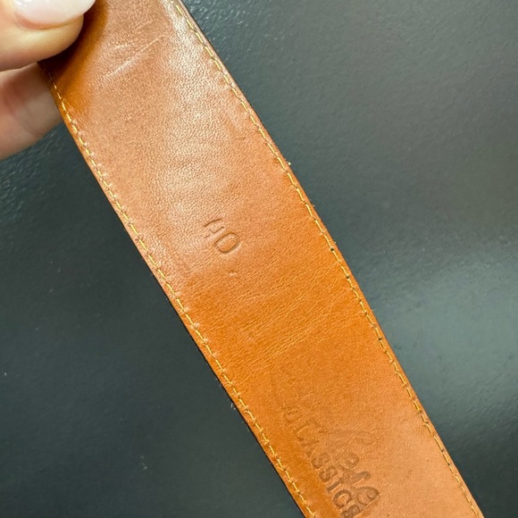 Lucchese men’s belt with abalone sterling silver made in Mexico large buckle - Picture 6 of 10